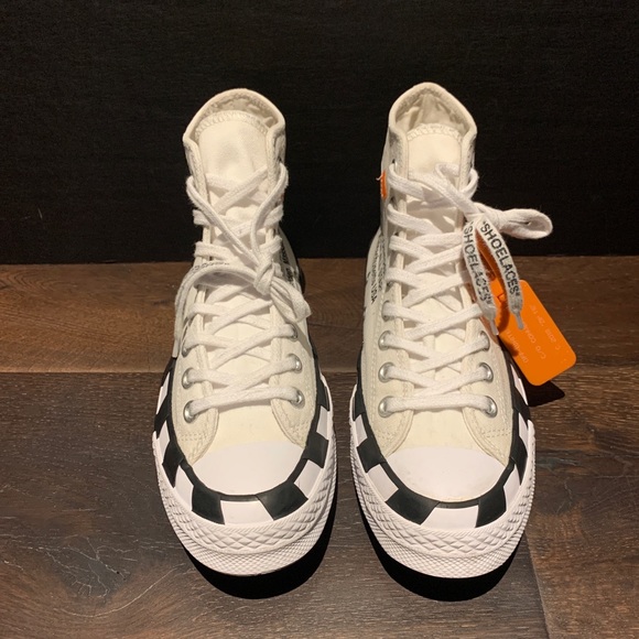 Off White Converse Chuck Taylor High - Picture 2 of 11